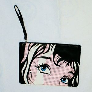 Pop art clutch wristlet New Look brand from ASOS